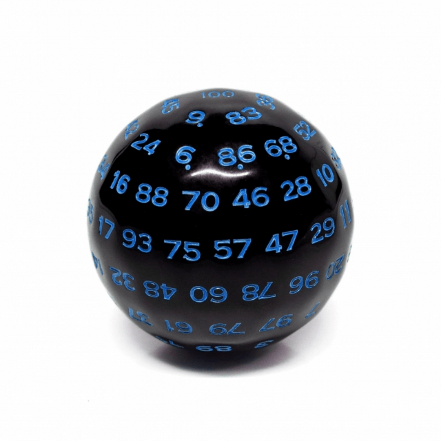 Foam Brain - 45mm D100, Black Opaque with Blue