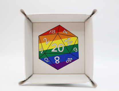 Foam Brain - Pride D20 Snap Tray: Rainbow