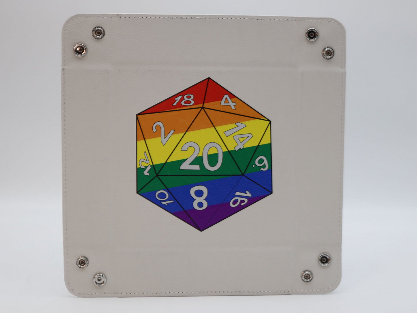 Foam Brain - Pride D20 Snap Tray: Rainbow