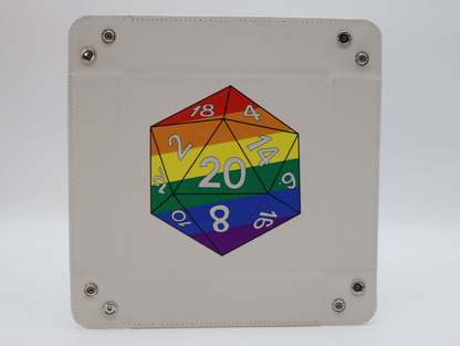 Foam Brain - Pride D20 Snap Tray: Rainbow