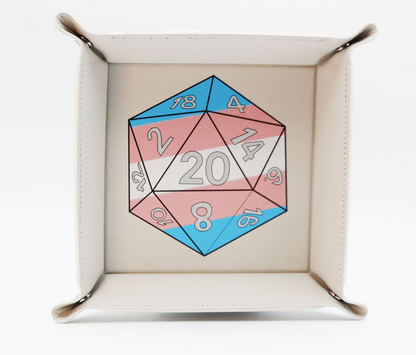 Foam Brain - Pride D20 Snap Tray: Transgender