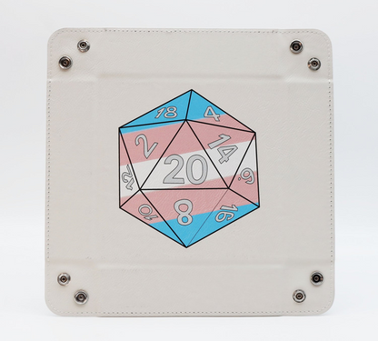 Foam Brain - Pride D20 Snap Tray: Transgender