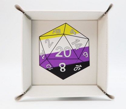 Foam Brain - Pride D20 Snap Tray: Nonbinary