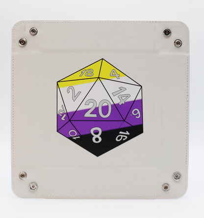 Foam Brain - Pride D20 Snap Tray: Nonbinary