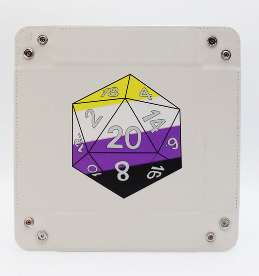 Foam Brain - Pride D20 Snap Tray: Nonbinary