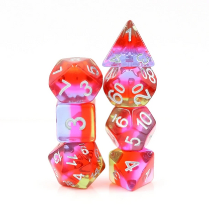 Foam Brain - Pomegranate Blossom RPG Dice Set