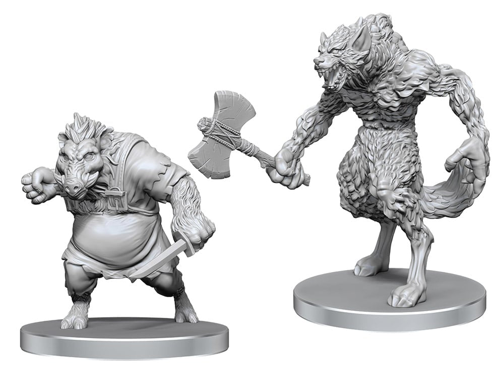 Pathfinder Deep Cuts W26 Werewolf & Wereboar