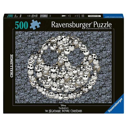Puzzle: Nightmare Before Christmas 500 Piece Challenge