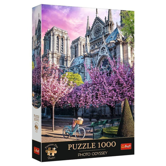 Puzzle: Notre-Dame Cathedral 1000 Piece (Premium Plus)