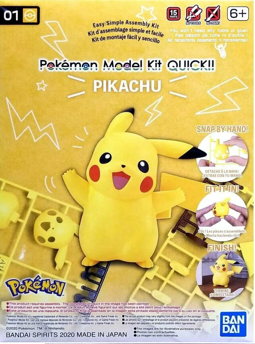 Pokémon: Model Kit Quick: Pikachu