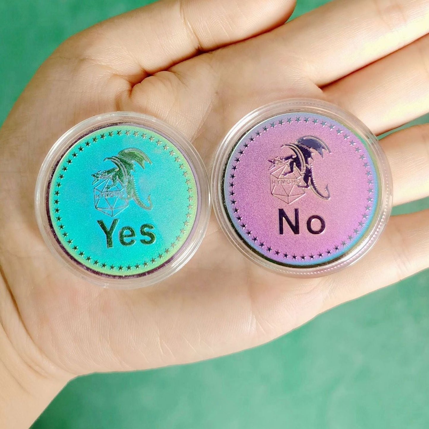 D2 Coin: Solid Metal Prismatic Rainbow