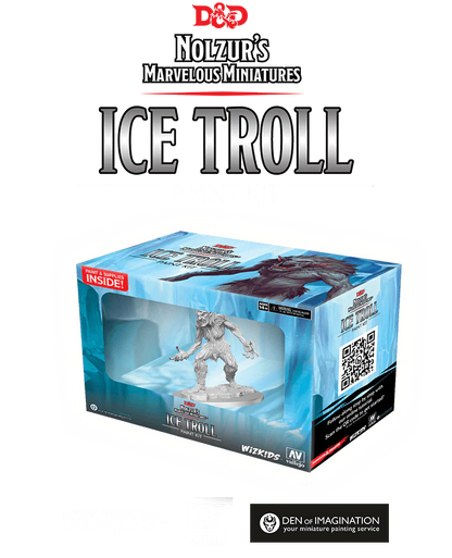 D&D Nolzur's Marvelous Minatures: Paint Night Kit - Ice Troll