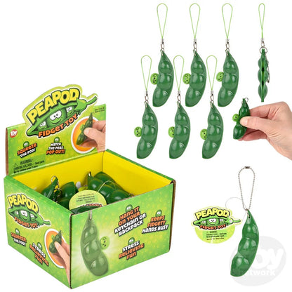 Peapod Keychain