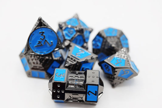 Foam Brain - Dice 51: Kepler-452b - Metal RPG Dice Set