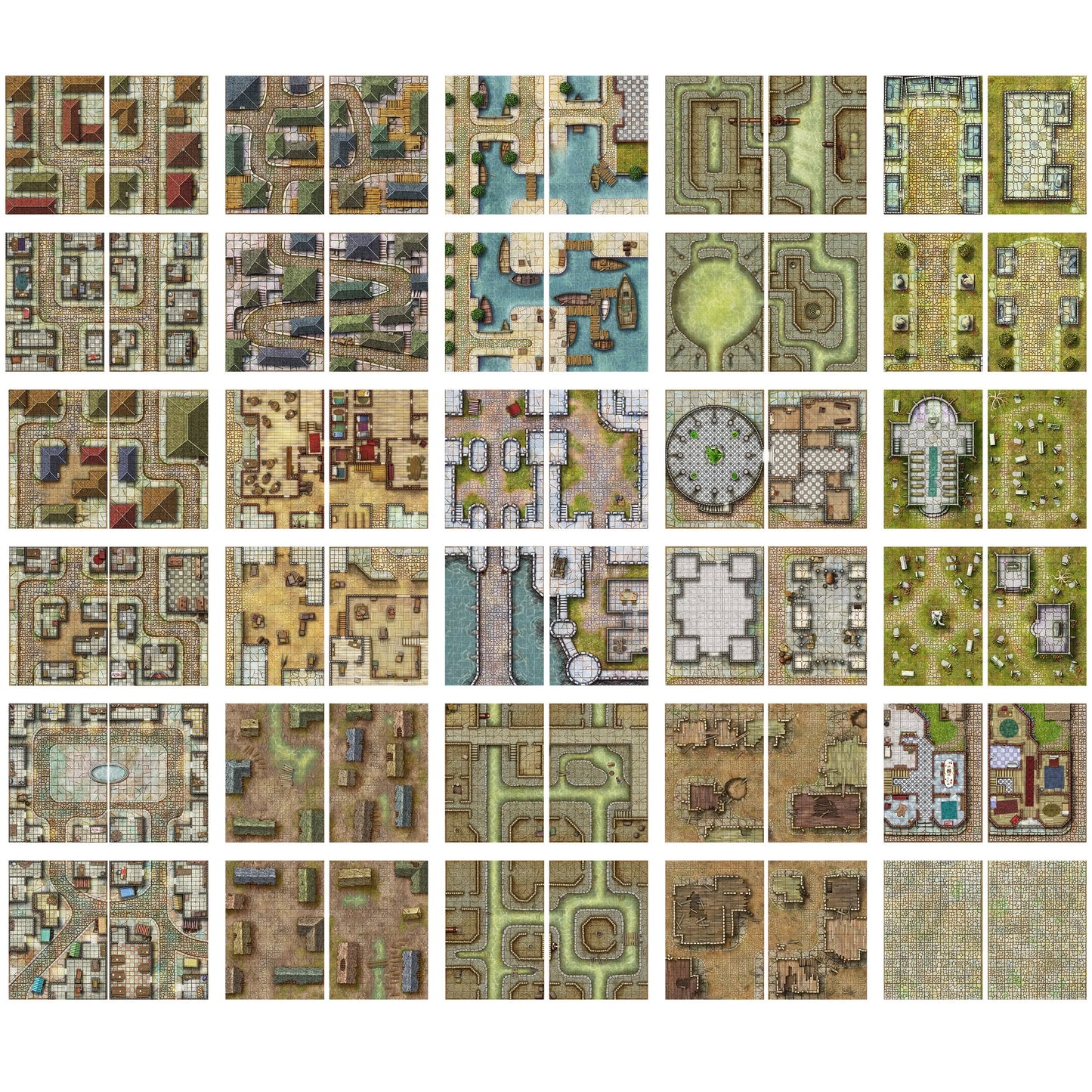 Giant Book of Battle Mats: Streets & Sewers