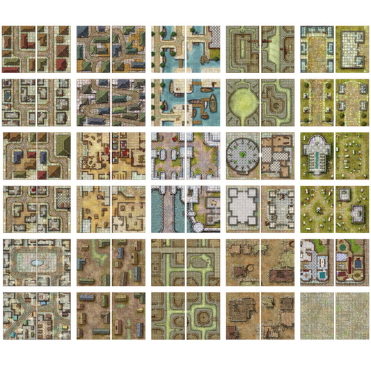Giant Book of Battle Mats: Streets & Sewers