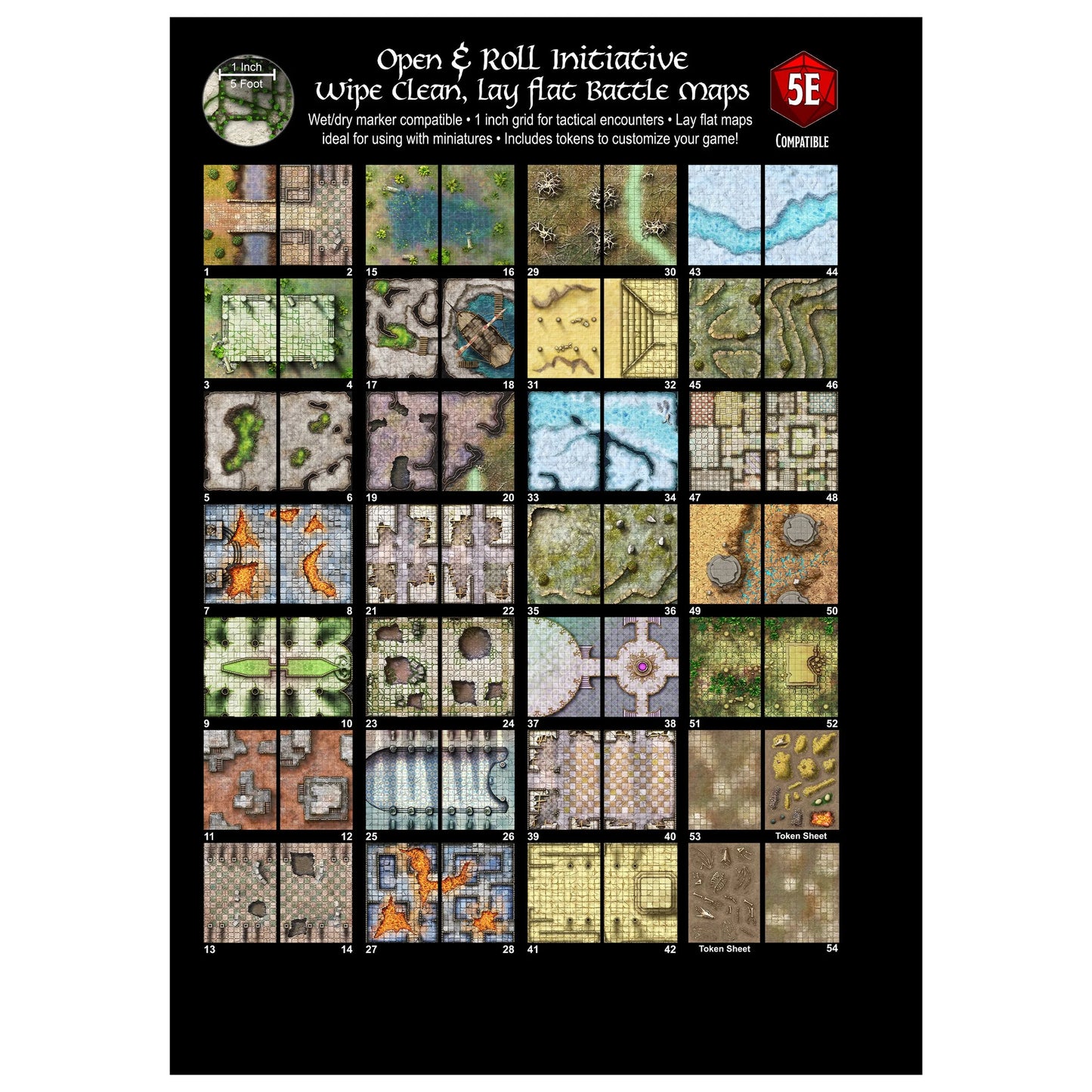 Battle Mats: Dragon Lairs &  Dungeons: A Giant Book Battlemat