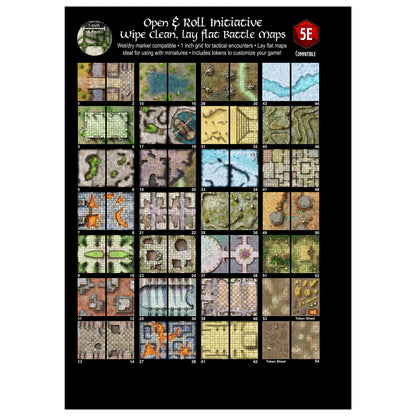 Battle Mats: Dragon Lairs &  Dungeons: A Giant Book Battlemat