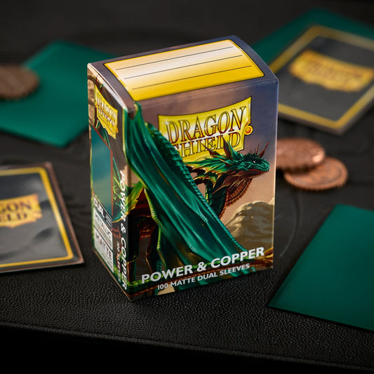 Dragon Shield - Dual Matte Power and Copper Sleeves (100ct)