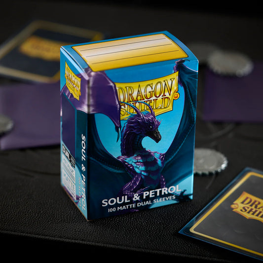 Dragon Shield - Dual Matte Soul and Petrol Sleeves (100ct)
