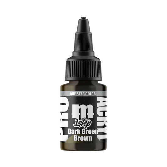 Monument Hobbies - Pro Acryl 1-Step Paint: Dark Green Brown