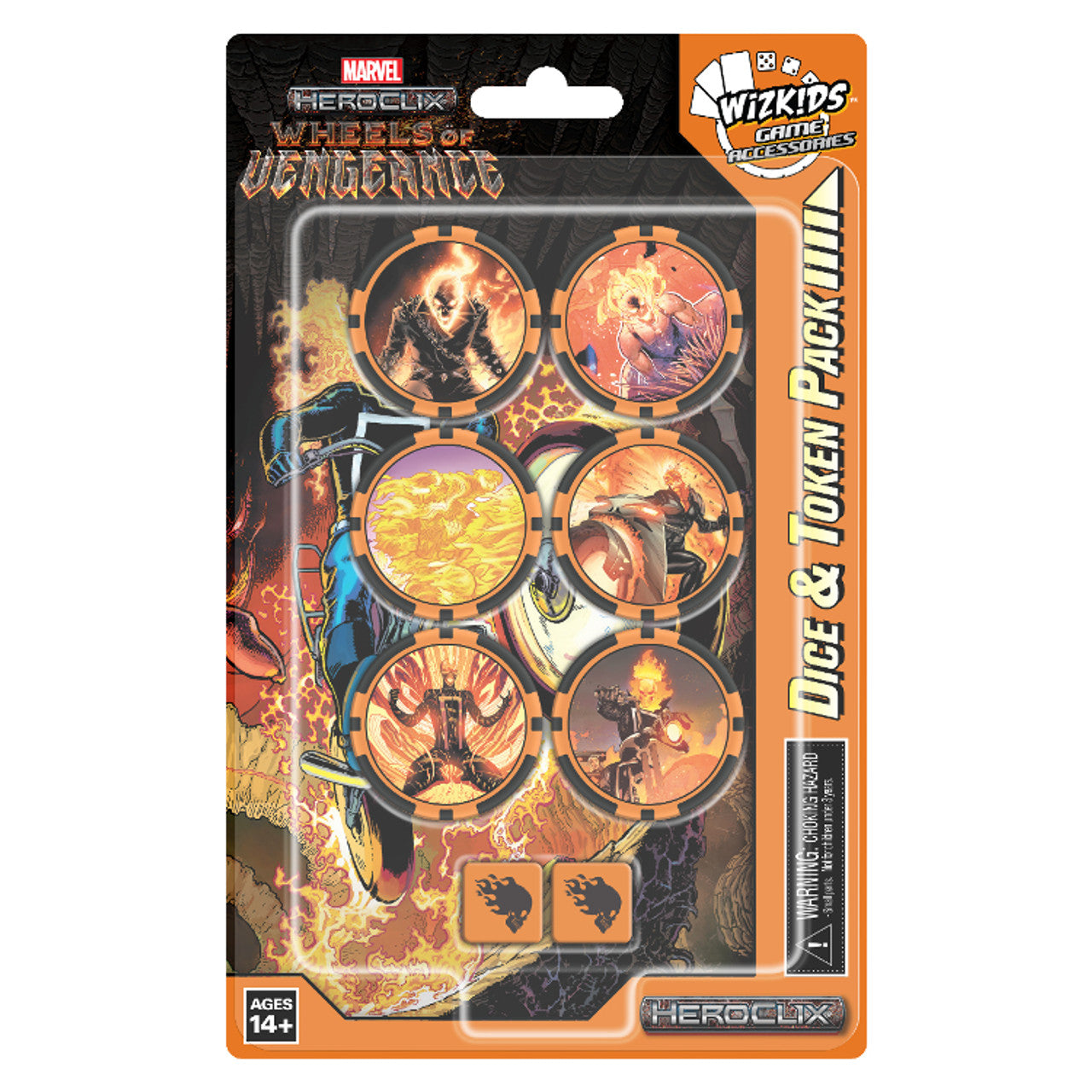 HeroClix - Wheels of Vengeance Dice and Token Pack