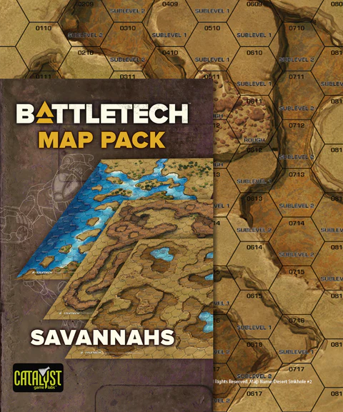 Battletech - Map Pack: Savannahs