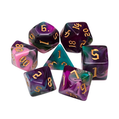 Foam Brain - Night Elves RPG Dice Set