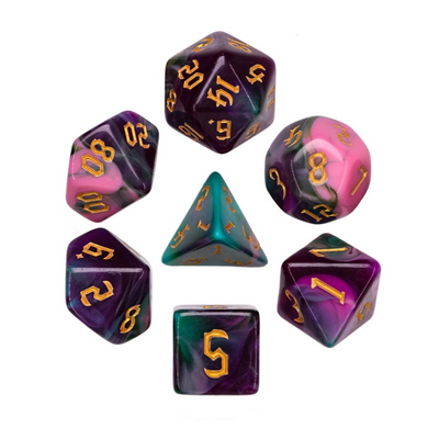 Foam Brain - Night Elves RPG Dice Set