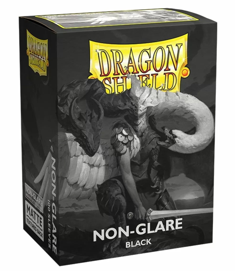 Dragon Shield - Non-Glare Black, 100 Sleeves