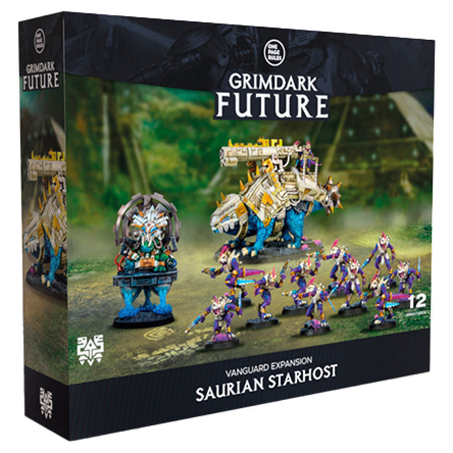 One Page Rules: Grimdark Future Saurian Starhost Vanguard Expansion