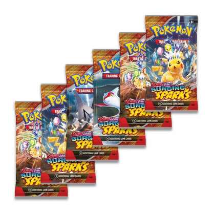 Pokémon - Surging Sparks, Booster Bundle (6 packs)