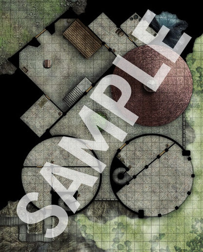 Pathfinder RPG: Flip-Mat - Remote Villas