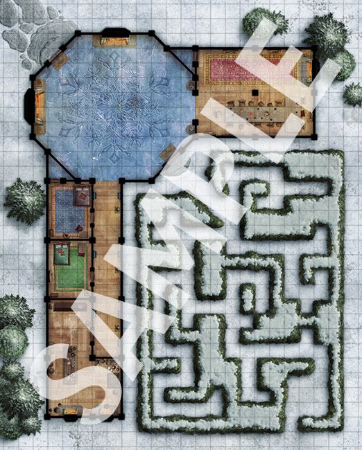 Pathfinder RPG: Flip-Mat - Remote Villas