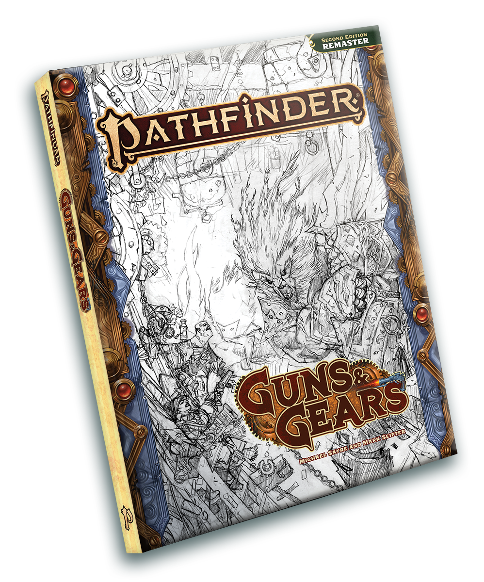 Pathfinder RPG: Guns & Gears Hardcover (Remastered) (Sketch Cover Edition) (P2)