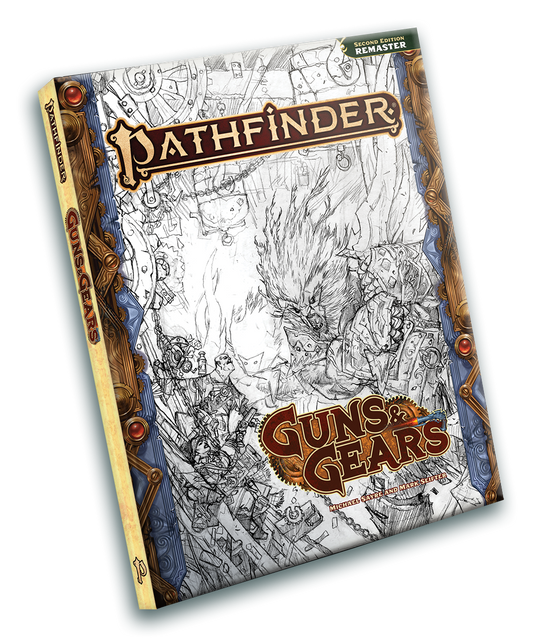 Pathfinder RPG: Guns & Gears Hardcover (Remastered) (Sketch Cover Edition) (P2)