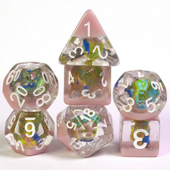 Foam Brain - Peacock Dice Set