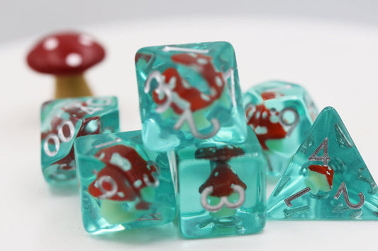 Foam Brain - Power Up Mushroom RPG Dice Set