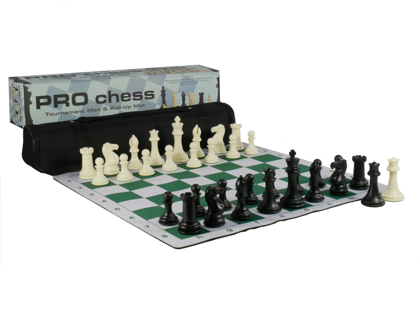 Pro Chess Tournament Set with Triple-Weight Pieces