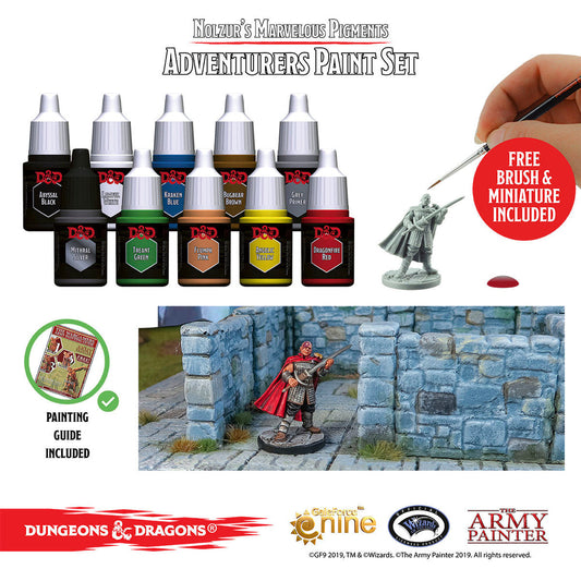 D&D Nolzur’s Marvelous Pigments Adventurers  Paint Set