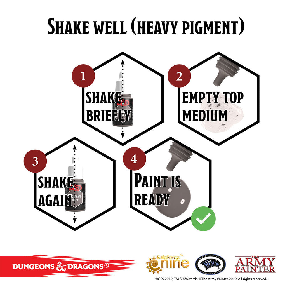 D&D Nolzur’s Marvelous Pigments Adventurers  Paint Set