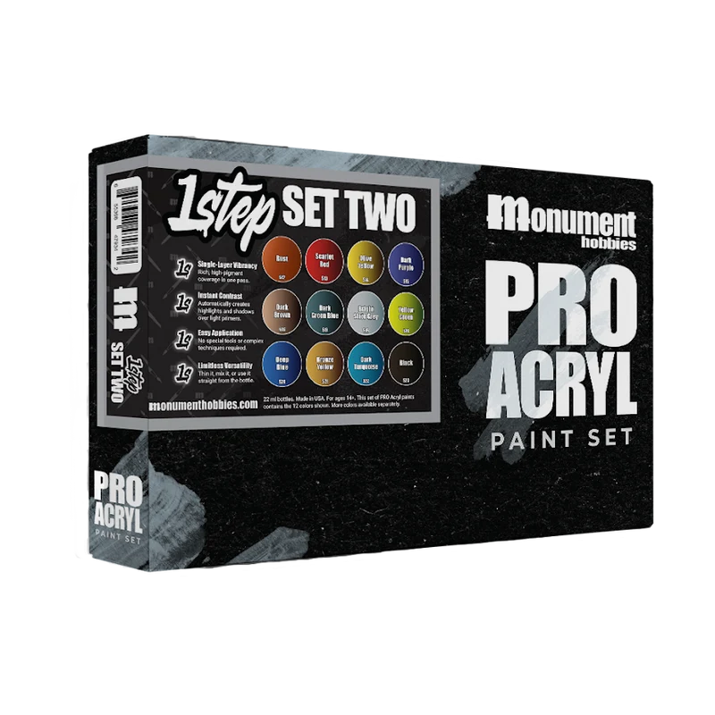 Monument Hobbies - Pro Acryl 1-Step Paint: Set #2