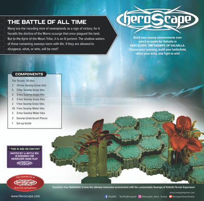 Heroscape: The Swamps of Valhalla Terrain Set