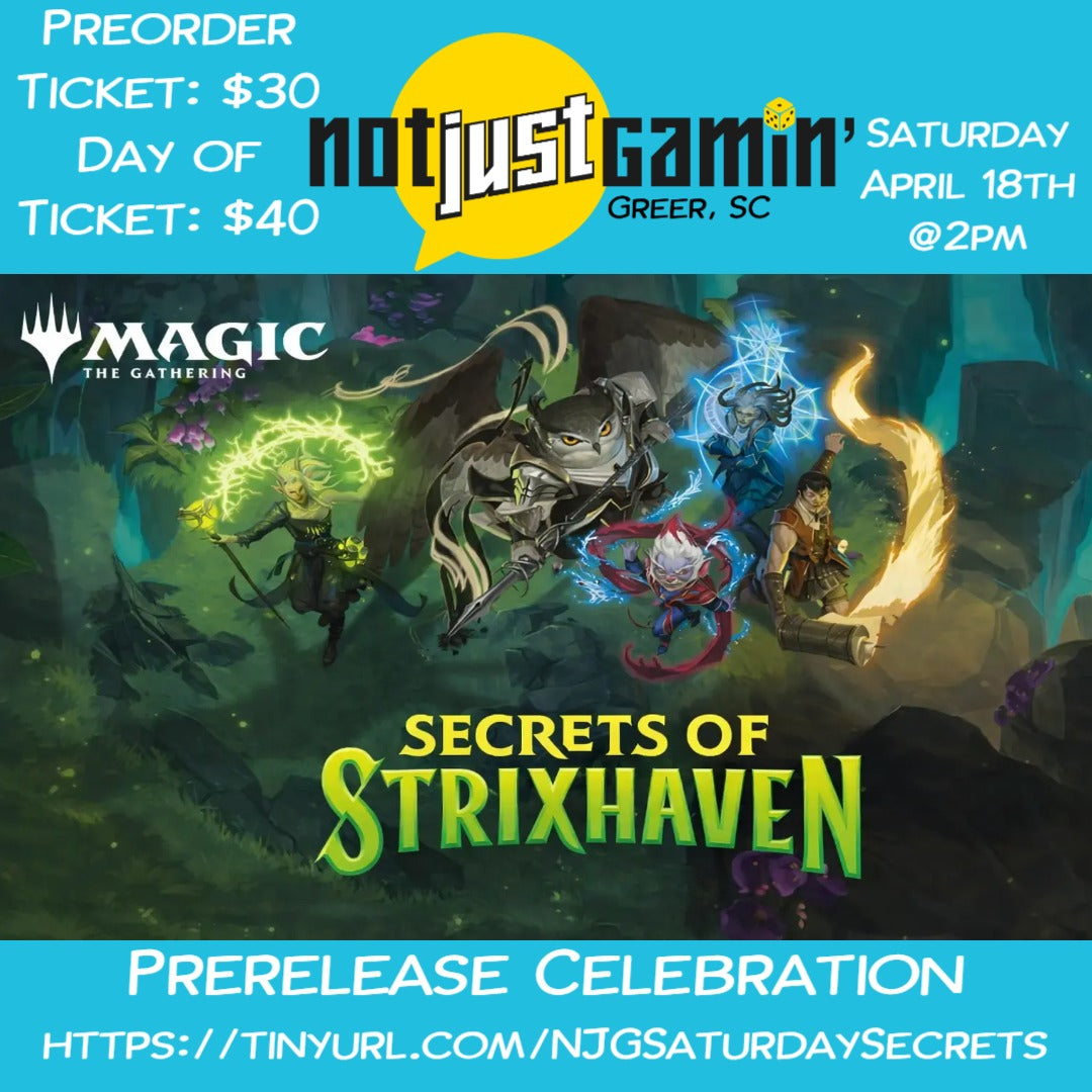 Magic the Gathering, Secrets of Strixhaven Saturday Prerelease