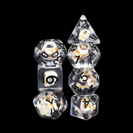 Foam Brain - Stone Skull Dice Set