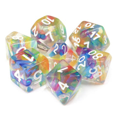 Foam Brain - Rainbow Ribbon RPG Dice Set