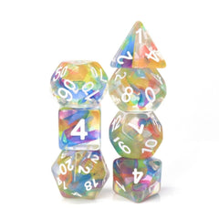 Foam Brain - Rainbow Ribbon RPG Dice Set