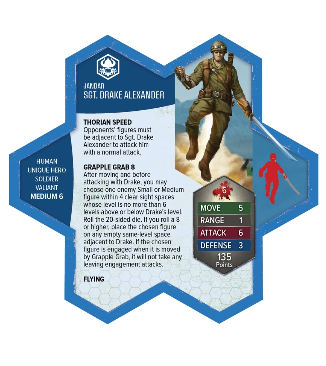 Heroscape: Sgt. Drake Alexander