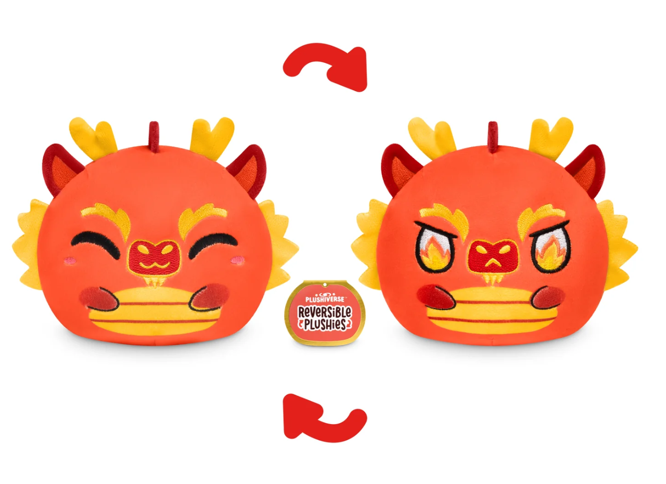 Plushiverse: Reversible Plushie 4in - Lunar New Year Dragon