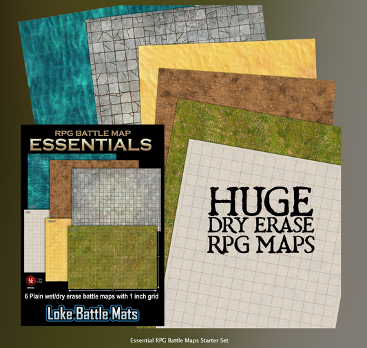 Loke Battle Maps: Essential RPG Battle Maps, Starter Set